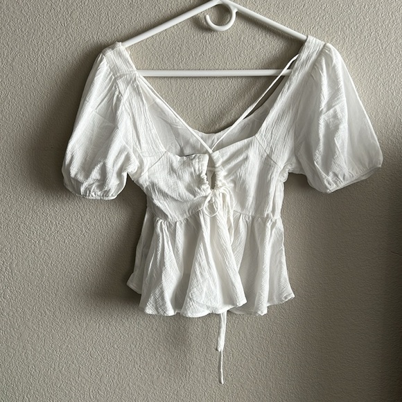 White babydoll top - Picture 4 of 7